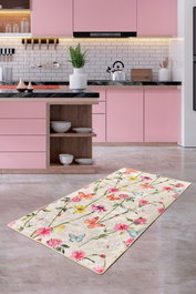 Conceptum Alfombra de Pasillo Butterfly Multicolor 100 x 200 cm